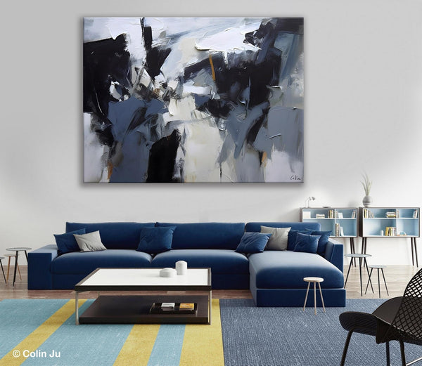 Simple Canvas Art, Contemporary Painting on Canvas, Extra Large Wall Art Paintings, Original Canvas Art for sale, Simple Abstract Paintings-HomePaintingDecor