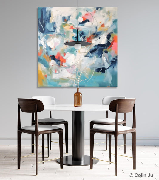 Modern Acrylic Art, Modern Original Abstract Art, Large Abstract Art for Bedroom, Simple Canvas Paintings for Sale, Contemporary Canvas Art-HomePaintingDecor