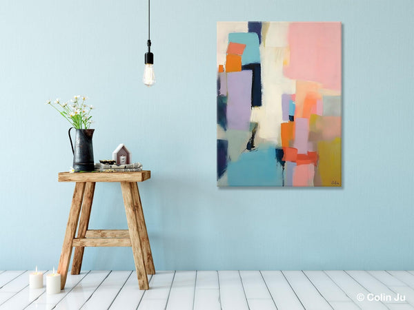 Original Abstract Art, Contemporary Acrylic Art on Canvas, Large Wall Art Painting for Bedroom, Oversized Modern Abstract Wall Paintings-HomePaintingDecor