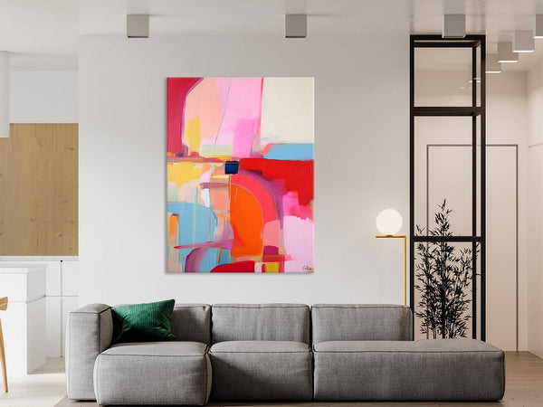 Contemporary Abstract Paintings on Canvas, Oversized Abstract Wall Art Paintings, Large Wall Paintings for Bedroom, Original Abstract Art-HomePaintingDecor