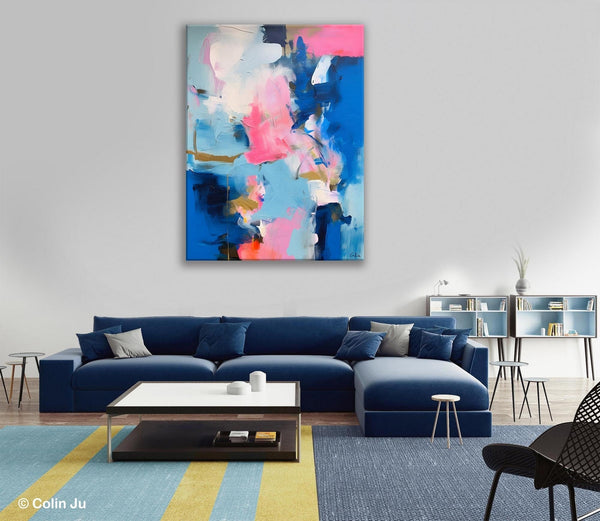Large Abstract Painting for Bedroom, Oversized Canvas Wall Art Paintings, Original Modern Artwork, Contemporary Acrylic Painting on Canvas-HomePaintingDecor