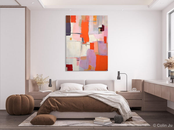 Large Modern Canvas Art for Dining Room, Simple Abstract Art, Large Original Wall Art Painting for Bedroom, Acrylic Paintings on Canvas-HomePaintingDecor