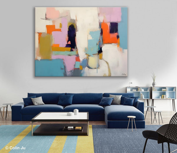 Oversized Abstract Wall Art Paintings, Large Wall Painting for Living Room, Contemporary Abstract Paintings on Canvas, Original Abstract Art-HomePaintingDecor