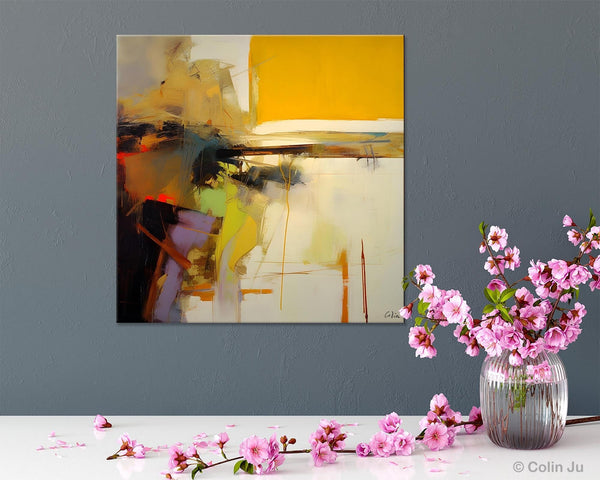Large Abstract Art for Bedroom, Modern Acrylic Art, Modern Original Abstract Art, Simple Canvas Paintings for Sale, Contemporary Canvas Art-HomePaintingDecor