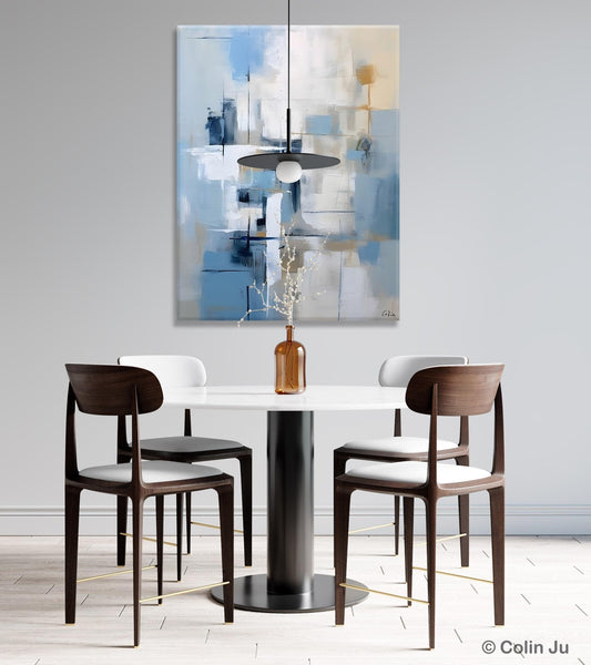 Hand Painted Acrylic Painting on Canvas, Large Modern Canvas Art, Original Abstract Art Paintings, Large Wall Art Painting for Dining Room-HomePaintingDecor