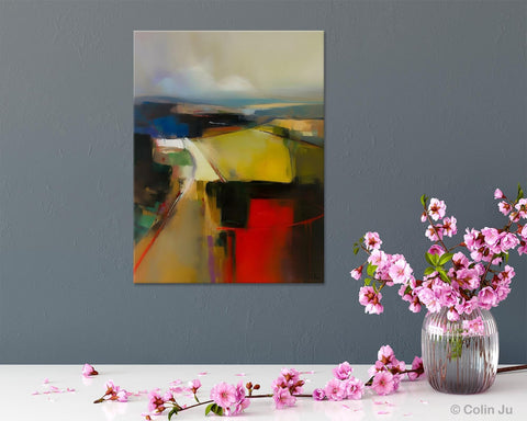 Oversized Abstract Wall Art Paintings, Large Wall Paintings for Bedroom, Contemporary Abstract Paintings on Canvas, Original Abstract Art-HomePaintingDecor