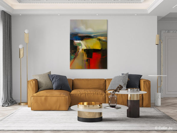 Oversized Abstract Wall Art Paintings, Large Wall Paintings for Bedroom, Contemporary Abstract Paintings on Canvas, Original Abstract Art-HomePaintingDecor