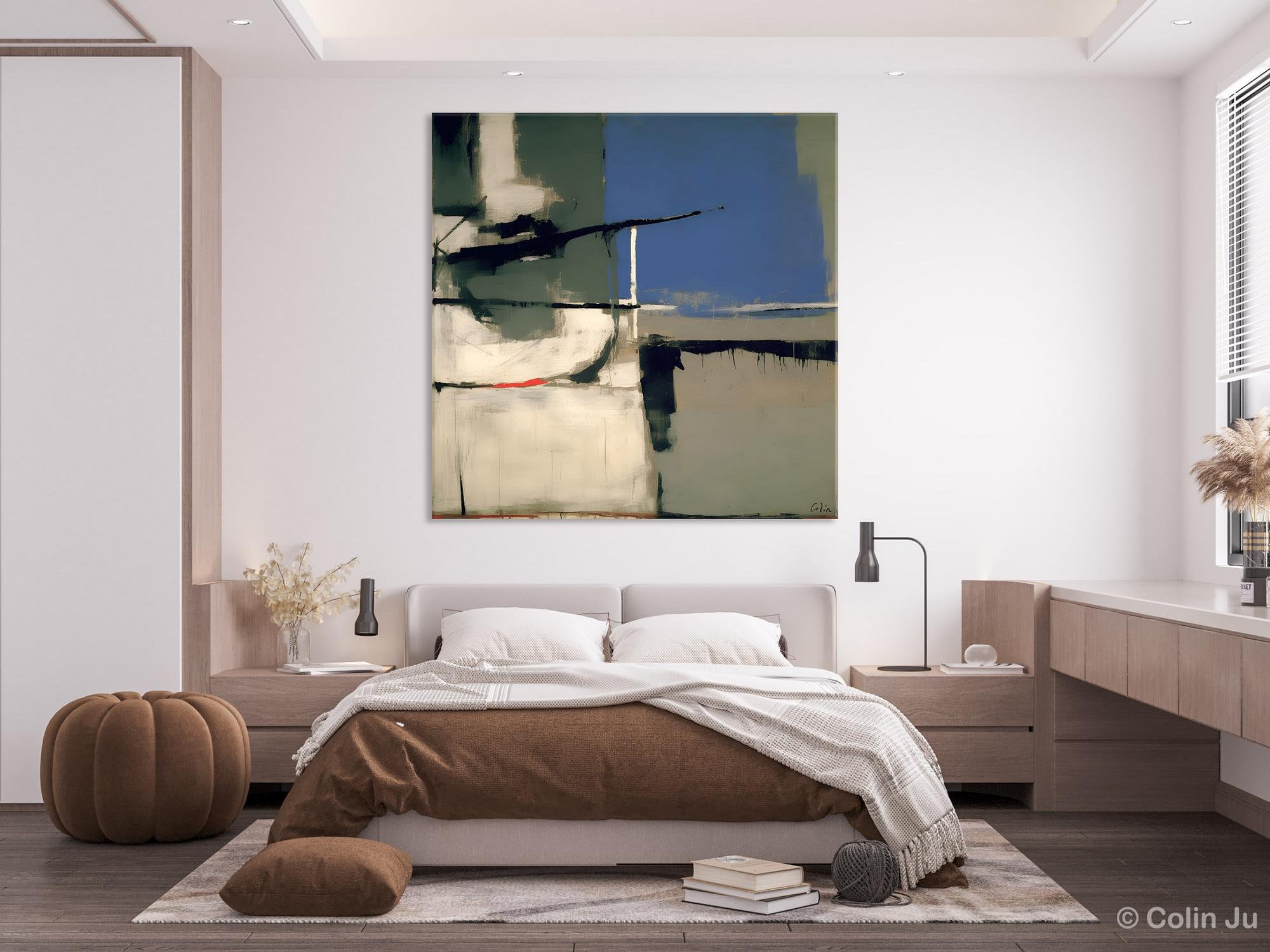 Original Abstract Art for Living Room, Contemporary Wall Art on Canvas, Extra Large Abstract Art for Bedroom, Modern Acrylic Art for Sale-HomePaintingDecor