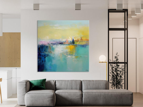 Modern Canvas Paintings, Contemporary Canvas Art, Original Modern Wall Art, Modern Acrylic Artwork, Large Abstract Painting for Bedroom-HomePaintingDecor