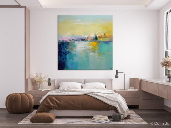 Modern Canvas Paintings, Contemporary Canvas Art, Original Modern Wall Art, Modern Acrylic Artwork, Large Abstract Painting for Bedroom-HomePaintingDecor