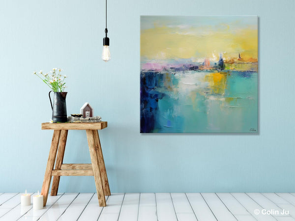 Modern Canvas Paintings, Contemporary Canvas Art, Original Modern Wall Art, Modern Acrylic Artwork, Large Abstract Painting for Bedroom-HomePaintingDecor