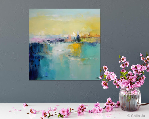 Modern Canvas Paintings, Contemporary Canvas Art, Original Modern Wall Art, Modern Acrylic Artwork, Large Abstract Painting for Bedroom-HomePaintingDecor