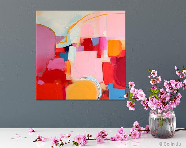 Large Abstract Art for Bedroom, Original Abstract Wall Art, Modern Canvas Paintings, Simple Modern Acrylic Artwork, Contemporary Canvas Art-HomePaintingDecor