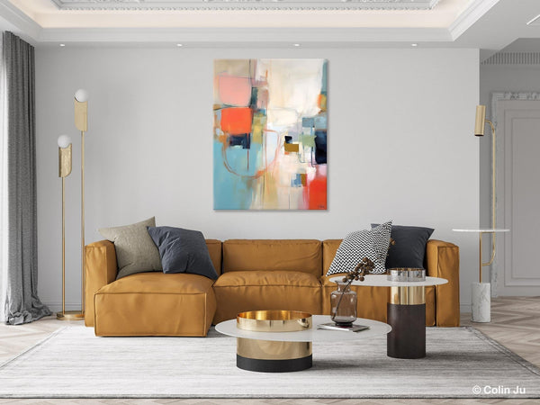 Large Wall Paintings for Bedroom, Original Abstract Art, Contemporary Abstract Paintings on Canvas, Oversized Abstract Wall Art Paintings-HomePaintingDecor
