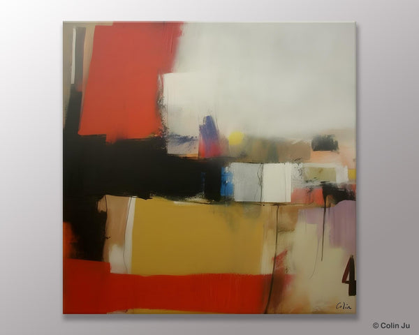 Modern Original Abstract Art, Canvas Paintings for Sale, Large Wall Art for Bedroom, Geometric Modern Acrylic Art, Contemporary Canvas Art-HomePaintingDecor