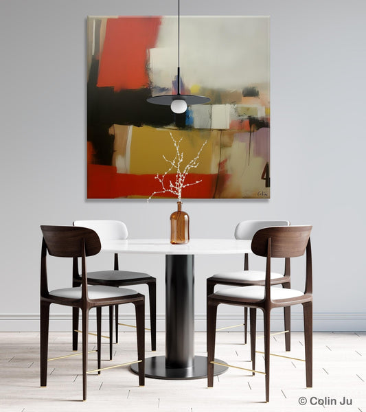 Modern Original Abstract Art, Canvas Paintings for Sale, Large Wall Art for Bedroom, Geometric Modern Acrylic Art, Contemporary Canvas Art-HomePaintingDecor