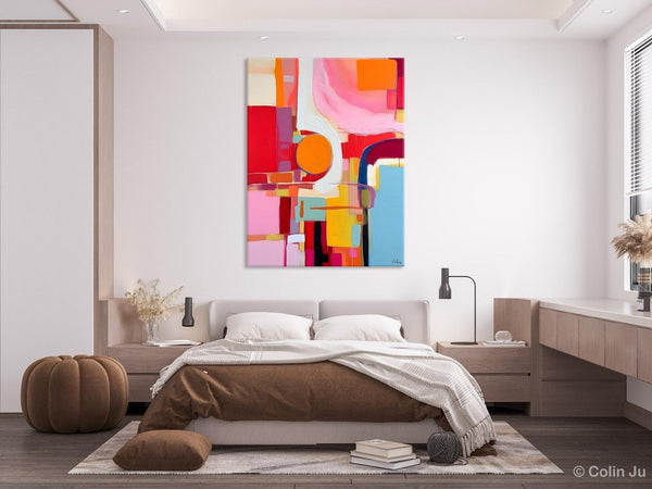 Simple Modern Wall Art, Oversized Contemporary Canvas Art, Original Abstract Paintings, Extra Large Acrylic Painting for Living Room-HomePaintingDecor