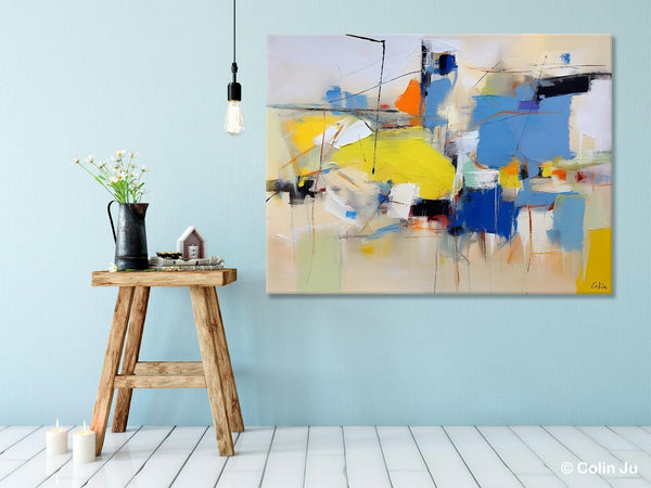 Large Canvas Art for Sale, Original Abstract Art Paintings, Hand Painted Canvas Art, Acrylic Painting on Canvas, Large Painting for Bedroom-HomePaintingDecor