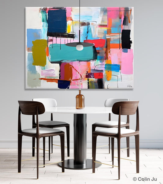 Original Abstract Art Paintings, Hand Painted Canvas Art, Acrylic Painting on Canvas, Large Canvas Art for Sale, Large Painting for Bedroom-HomePaintingDecor