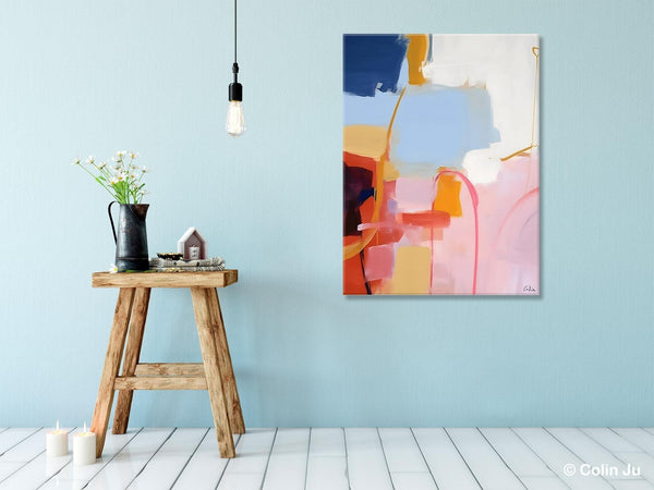 Contemporary Acrylic Painting on Canvas, Large Wall Art Painting for Bedroom, Original Canvas Art, Oversized Modern Abstract Wall Paintings-HomePaintingDecor