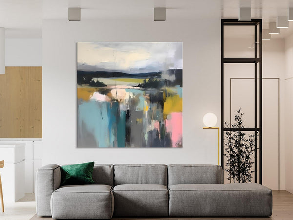 Contemporary Canvas Art, Original Modern Wall Art, Modern Acrylic Artwork, Modern Canvas Paintings, Large Abstract Painting for Bedroom-HomePaintingDecor