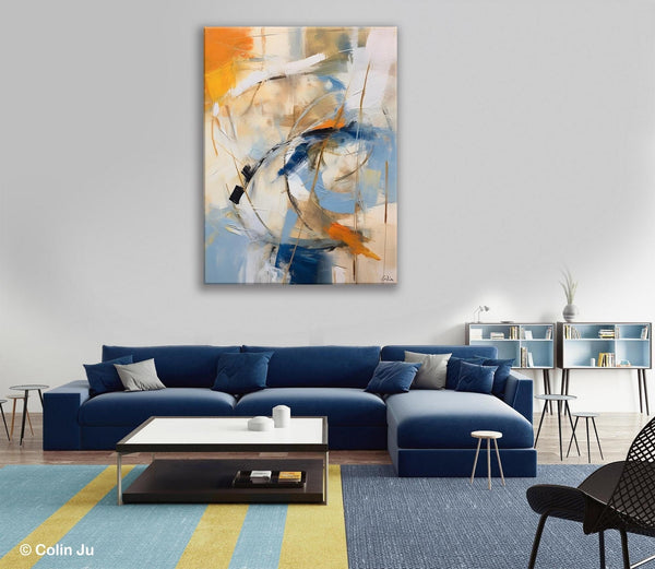 Modern Acrylic Paintings, Large Paintings for Living Room, Contemporary Wall Art Paintings, Hand Painted Canvas Art, Original Abstract Art-HomePaintingDecor