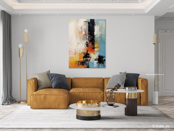 Contemporary Wall Art Paintings, Hand Painted Canvas Art, Original Abstract Art, Modern Acrylic Paintings, Large Paintings for Living Room-HomePaintingDecor