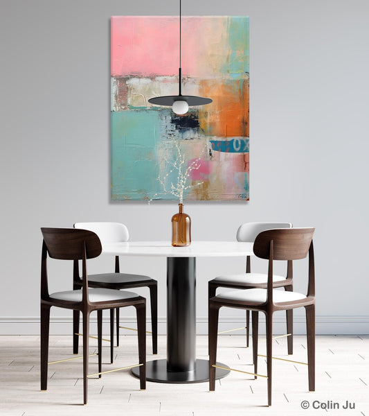 Canvas Paintings for Dining Room, Oversized Modern Wall Art, Acrylic Painting on Canvas, Contemporary Paintings, Original Abstract Paintings-HomePaintingDecor
