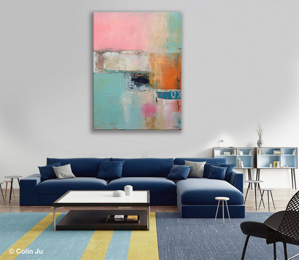 Canvas Paintings for Dining Room, Oversized Modern Wall Art, Acrylic Painting on Canvas, Contemporary Paintings, Original Abstract Paintings-HomePaintingDecor