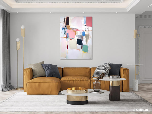 Abstract Painting on Canvas, Contemporary Acrylic Paintings, Extra Large Canvas Painting for Bedroom, Original Abstract Wall Art for Sale-HomePaintingDecor