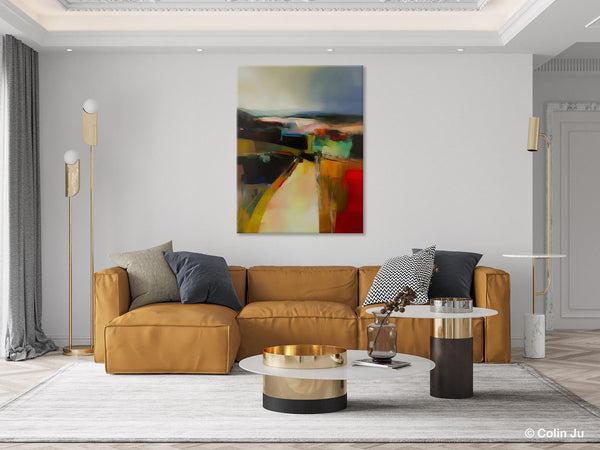 Original Landscape Paintings, Acrylic Painting on Canvas, Extra Large Paintings for Bedroom, Modern Paintings, Large Contemporary Wall Art-HomePaintingDecor