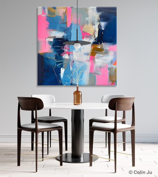 Canvas Art, Original Modern Wall Art, Modern Acrylic Artwork, Modern Canvas Paintings, Contemporary Large Abstract Painting for Dining Room-HomePaintingDecor