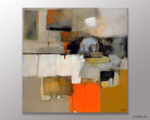 Contemporary Canvas Art, Modern Acrylic Artwork, Buy Art Paintings Online, Original Modern Paintings, Large Abstract Painting for Bedroom-HomePaintingDecor