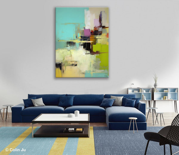 Contemporary Wall Art Paintings, Extra Large Original Art, Abstract Landscape Artwork, Landscape Painting on Canvas, Hand Painted Canvas Art-HomePaintingDecor