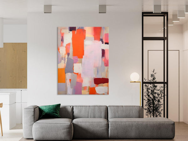 Abstract Wall Paintings, Heavy Texture Canvas Art, Large Contemporary Wall Art, Extra Large Paintings for Bedroom, Original Modern Painting-HomePaintingDecor