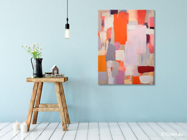 Abstract Wall Paintings, Heavy Texture Canvas Art, Large Contemporary Wall Art, Extra Large Paintings for Bedroom, Original Modern Painting-HomePaintingDecor