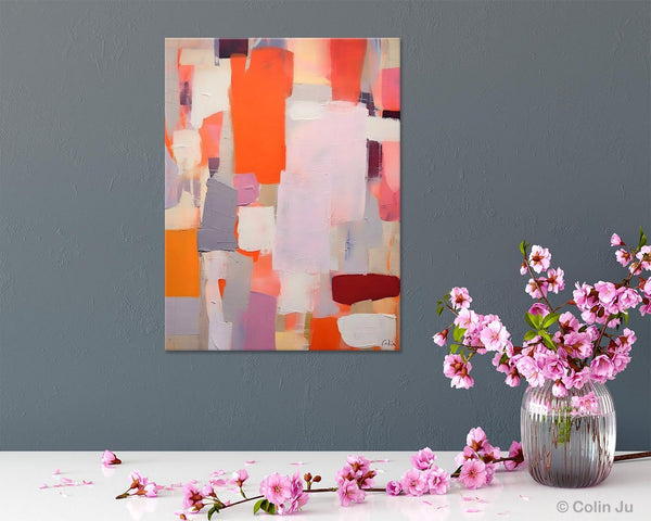 Abstract Wall Paintings, Heavy Texture Canvas Art, Large Contemporary Wall Art, Extra Large Paintings for Bedroom, Original Modern Painting-HomePaintingDecor