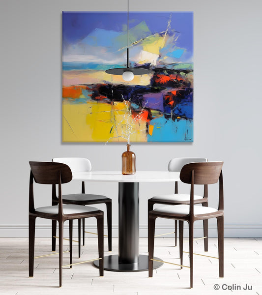 Modern Acrylic Artwork, Buy Art Paintings Online, Contemporary Canvas Art, Original Modern Paintings, Large Abstract Painting for Bedroom-HomePaintingDecor