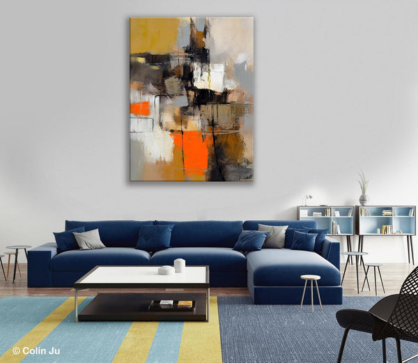 Acrylic Painting on Canvas, Modern Paintings, Extra Large Paintings for Dining Room, Large Contemporary Wall Art, Original Abstract Painting-HomePaintingDecor