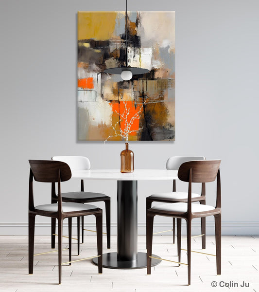 Acrylic Painting on Canvas, Modern Paintings, Extra Large Paintings for Dining Room, Large Contemporary Wall Art, Original Abstract Painting-HomePaintingDecor