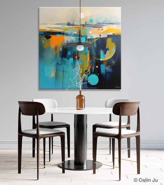 Extra Large Abstract Painting for Living Room, Acrylic Canvas Paintings, Original Modern Wall Art, Oversized Contemporary Acrylic Paintings-HomePaintingDecor