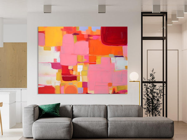 Original Acrylic Wall Art, Oversized Contemporary Acrylic Paintings, Abstract Canvas Paintings, Extra Large Canvas Painting for Living Room-HomePaintingDecor