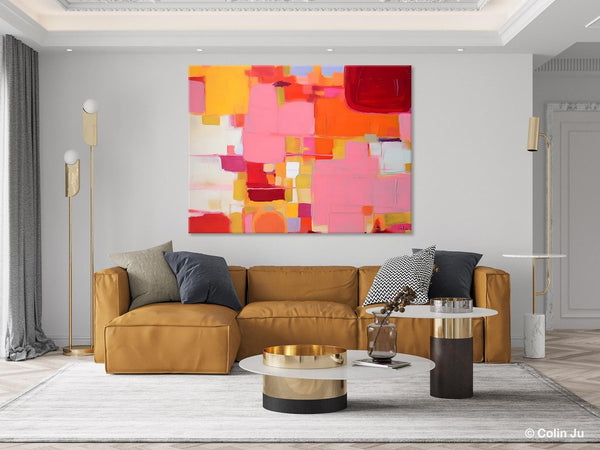 Original Acrylic Wall Art, Oversized Contemporary Acrylic Paintings, Abstract Canvas Paintings, Extra Large Canvas Painting for Living Room-HomePaintingDecor