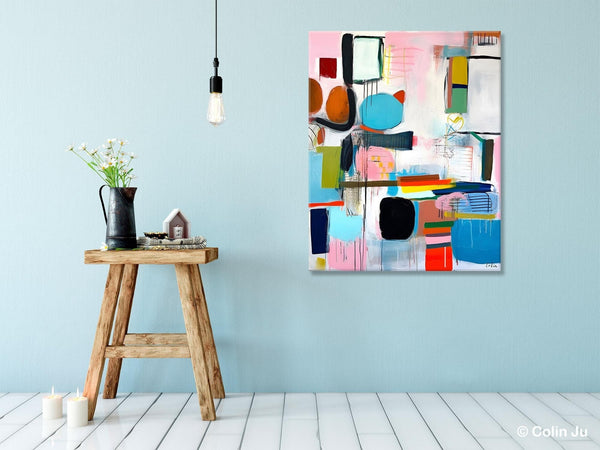 Original Acrylic Wall Art, Oversized Contemporary Acrylic Paintings, Abstract Canvas Paintings, Extra Large Canvas Painting for Living Room-HomePaintingDecor