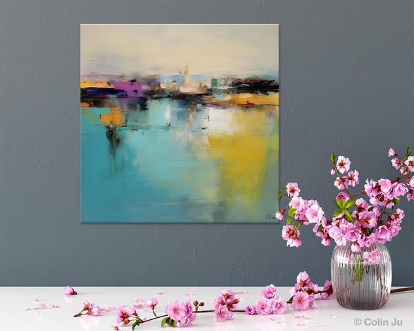 Large Abstract Painting for Bedroom, Modern Acrylic Paintings, Original Modern Wall Art Paintings, Oversized Contemporary Canvas Paintings-HomePaintingDecor