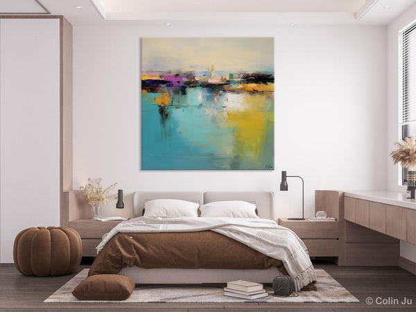 Large Abstract Painting for Bedroom, Modern Acrylic Paintings, Original Modern Wall Art Paintings, Oversized Contemporary Canvas Paintings-HomePaintingDecor