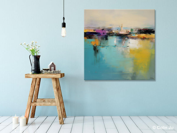 Large Abstract Painting for Bedroom, Modern Acrylic Paintings, Original Modern Wall Art Paintings, Oversized Contemporary Canvas Paintings-HomePaintingDecor
