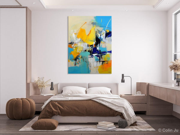 Original Canvas Wall Art, Oversized Contemporary Acrylic Paintings, Modern Abstract Paintings, Extra Large Canvas Painting for Living Room-HomePaintingDecor