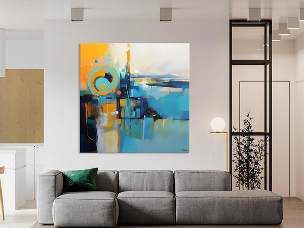 Modern Acrylic Paintings, Large Abstract Painting for Bedroom, Original Modern Wall Art Paintings, Oversized Contemporary Canvas Paintings-HomePaintingDecor