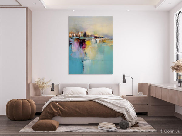 Oversized Contemporary Acrylic Paintings, Modern Abstract Paintings, Extra Large Canvas Painting for Living Room, Original Canvas Wall Art-HomePaintingDecor